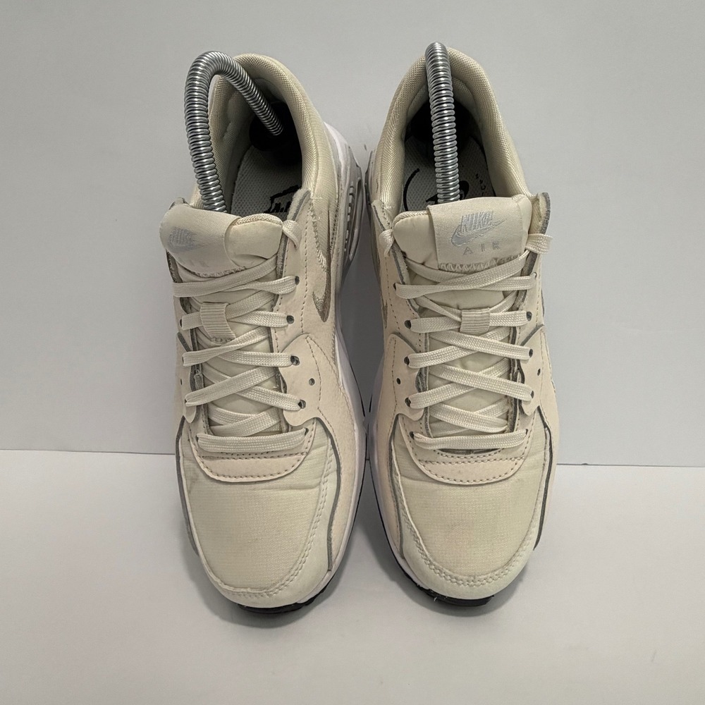 Nike Air Max Excee Womens 7 Sail Metallic Silver White DX0113-002 Sneakers - Picture 3 of 7